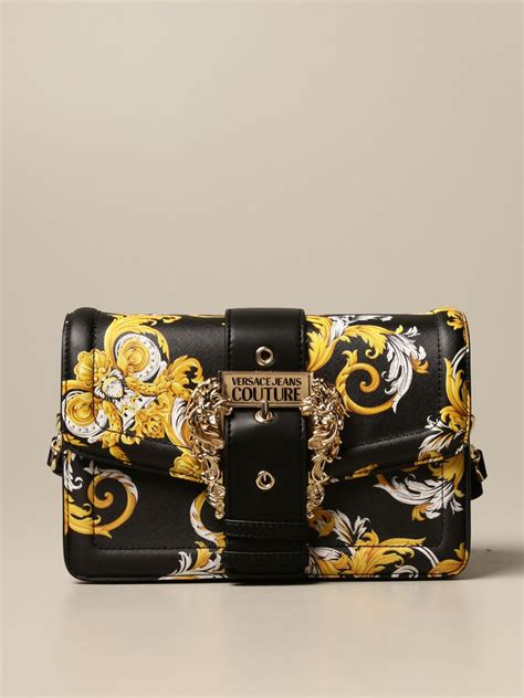 pochette versace 2017 tracolla catena|Borse Versace jeans couture in Pelle Bianco .